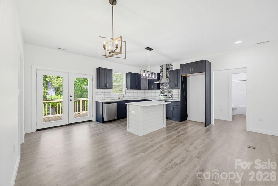Furnished interior view inside a new home in , Hickory (Image 5).