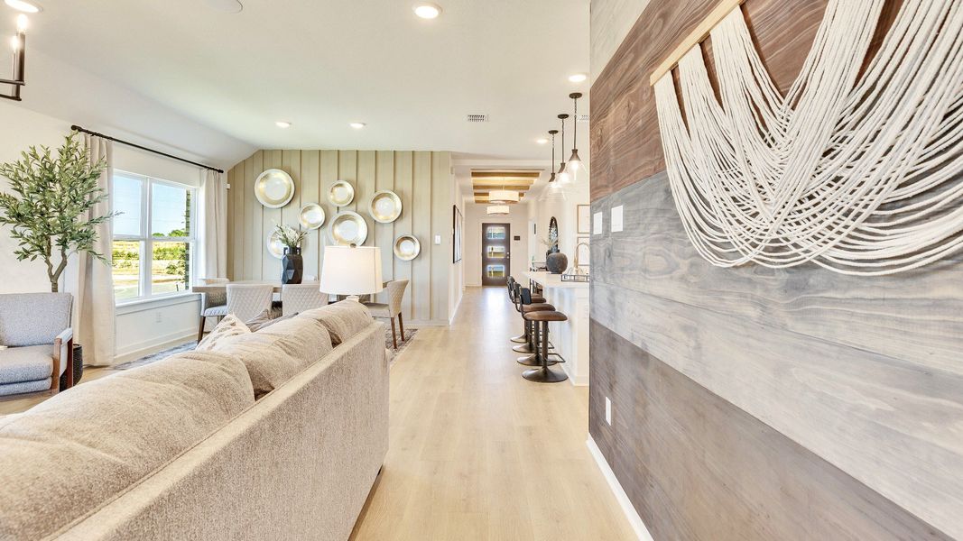 Model home photos of similar floorplans, not pictures of actual home.