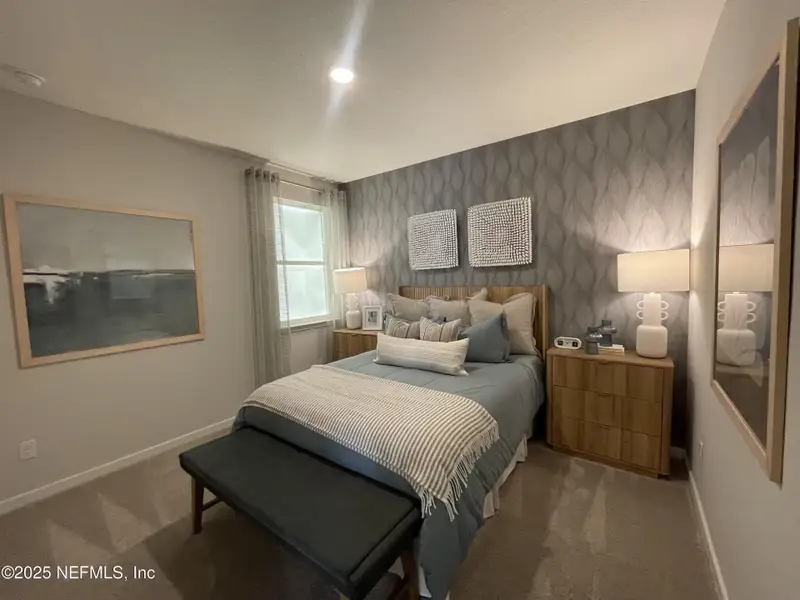 Furnished interior view inside a new home in The Magnolia Series at Reserve East, Flagler Beach (Image 10). Furnished interior view inside a new home in The Magnolia Series at Reserve East, Flagler Beach (Image 10).