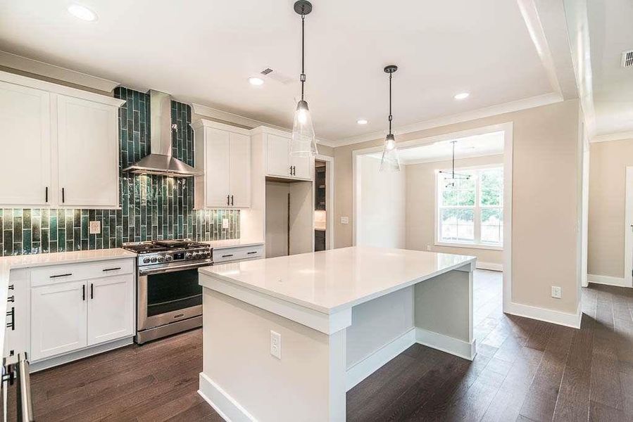 Furnished interior view inside a new home in , Decatur (Image 6).