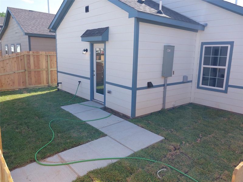 Front exterior of a new home in , Houston, TX, highlighting curb appeal (Image 1).