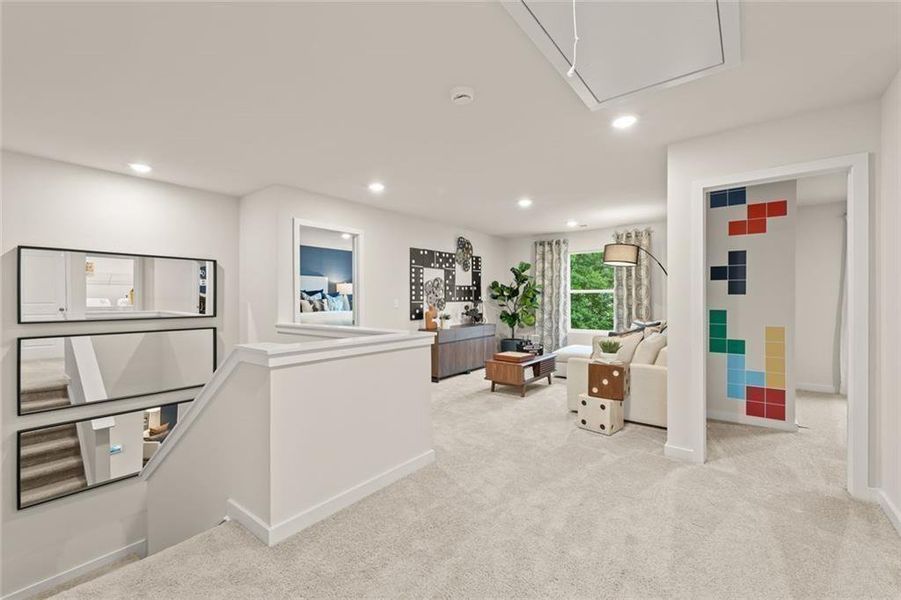 Furnished interior view inside a new home in Hawthorne Reserve, Dallas (Image 7).