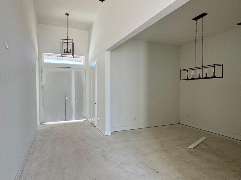 Double doors are part of the package.