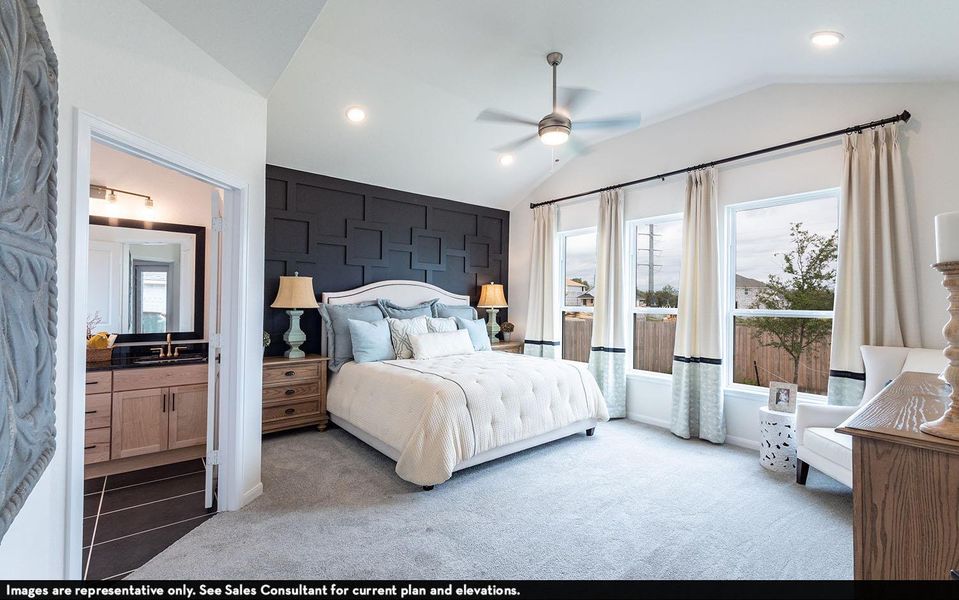 Furnished interior view inside a new home in Sanctuary, Salado (Image 11).