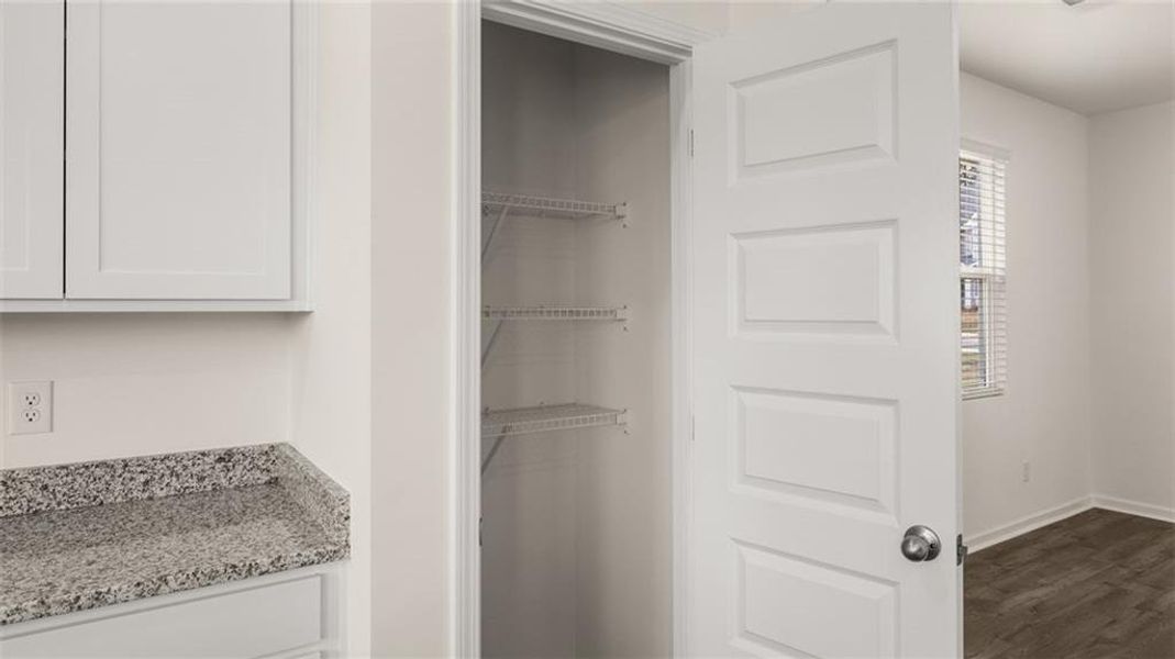 Furnished interior view inside a new home in Oakchase at Hampton, Hampton (Image 7).