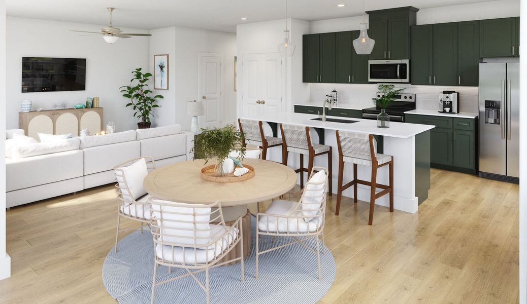Representative furnished interior of a home built from the Hammock by Mattamy Homes in Cardinal Landing, Coats (Image 7).