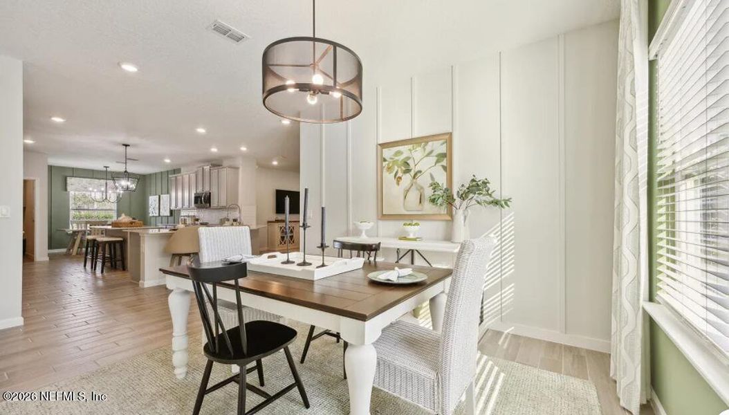 Furnished interior view inside a new home in Silver Falls Single Family at SilverLeaf, St. Augustine (Image 16).
