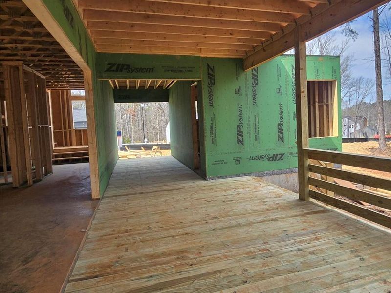 In-progress construction of a new home in Aster, Roswell, GA (Image 49).
