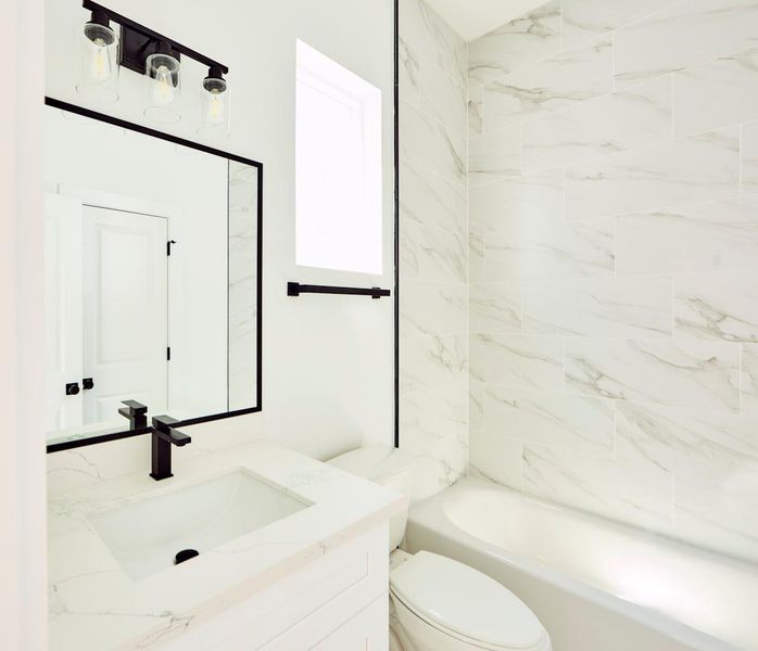 Furnished interior view inside a new home in , Houston (Image 6).