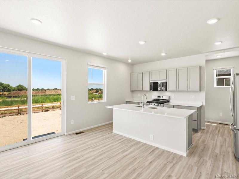 Furnished interior view inside a new home in Poudre Heights: The Lakes Collection, Windsor (Image 10).