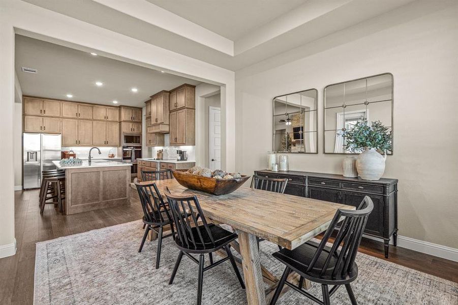 Furnished interior view inside a new home in The Meadows, Gunter (Image 13). Furnished interior view inside a new home in The Meadows, Gunter (Image 13).