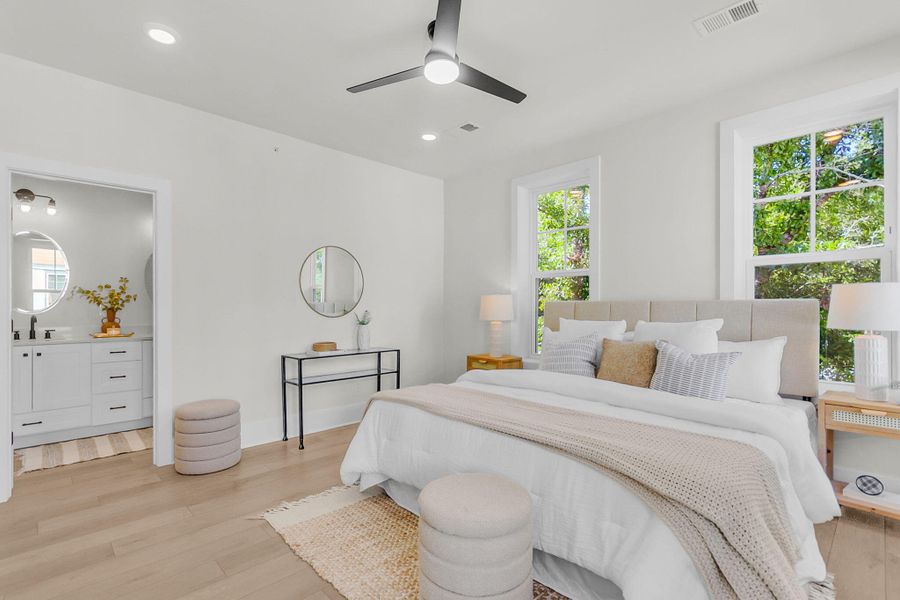 Furnished interior view inside a new home in , North Charleston (Image 20).