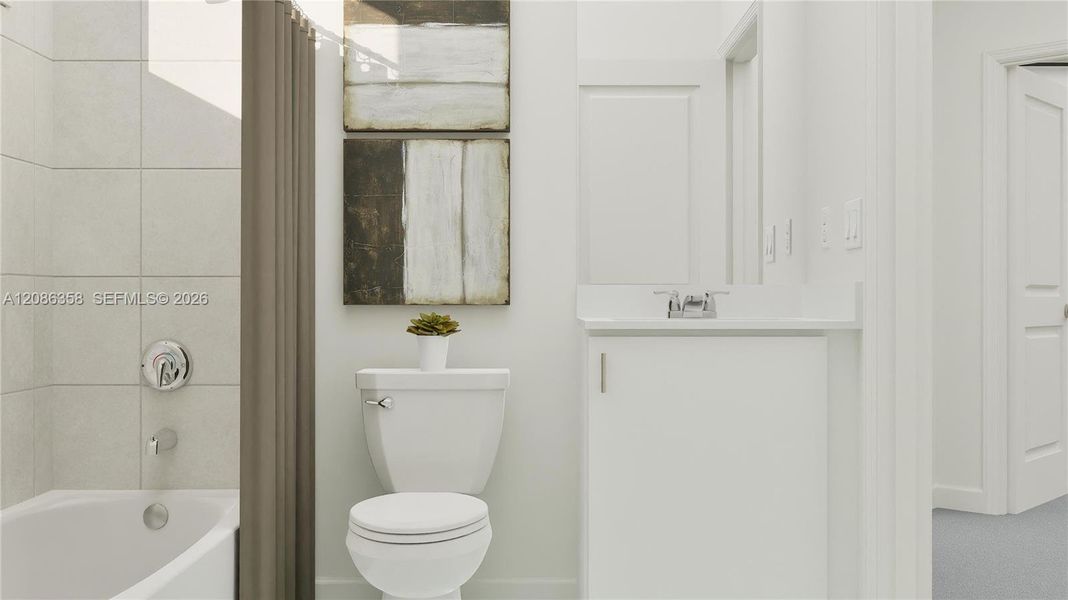Furnished interior view inside a new home in Solterra, Sunrise (Image 13).