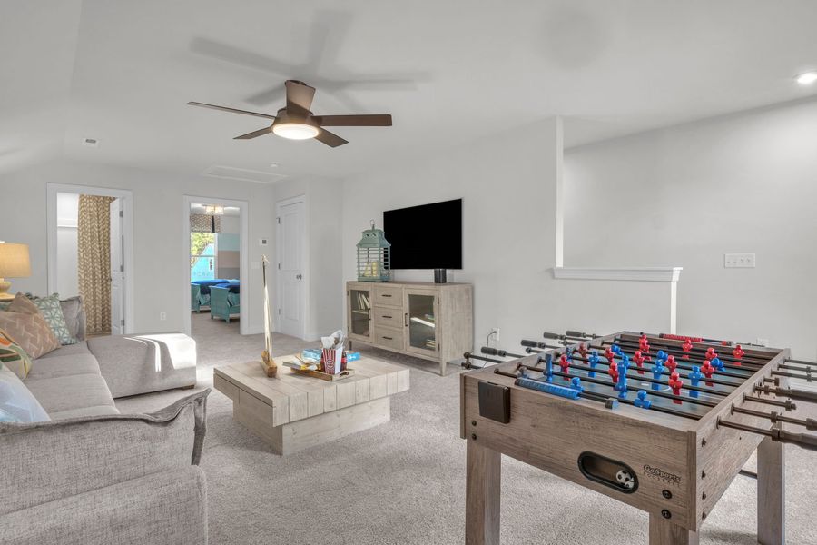 Furnished interior view inside a new home in The Beacon at Old Peachtree Single Family Homes, Lawrenceville (Image 339).
