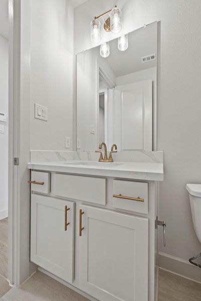 Furnished interior view inside a new home in Bridgeland, Cypress (Image 6).