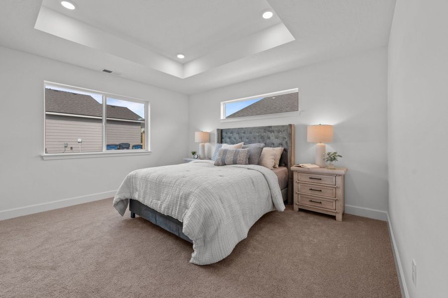 Representative furnished interior of a home built from the Sycamore - IronHorse by MonteVista Homes in IronHorse, Prineville (Image 7).