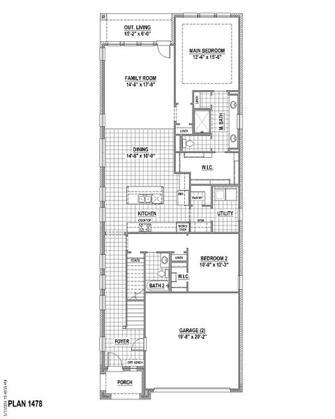 Plan 1478 1st Floor