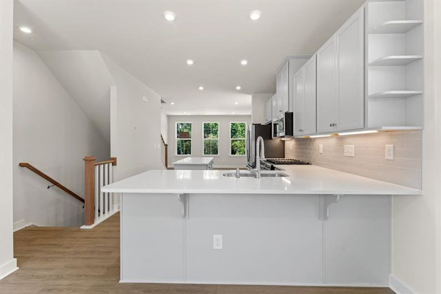 Furnished interior view inside a new home in Ashmore Square, Charlotte (Image 4). Furnished interior view inside a new home in Ashmore Square, Charlotte (Image 4).