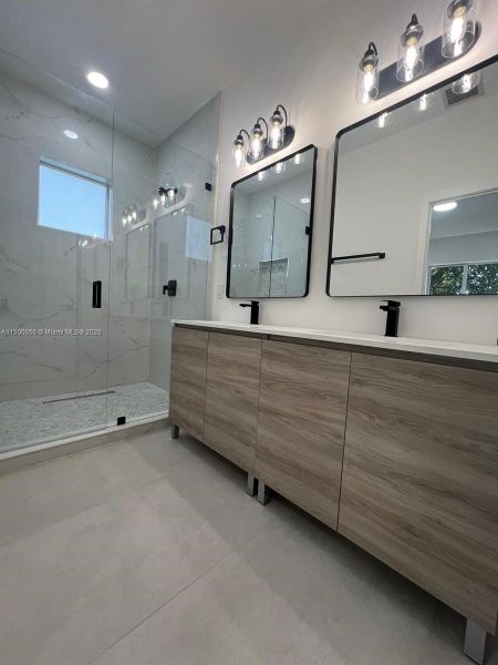 Furnished interior view inside a new home in , Miami (Image 16). Furnished interior view inside a new home in , Miami (Image 16).