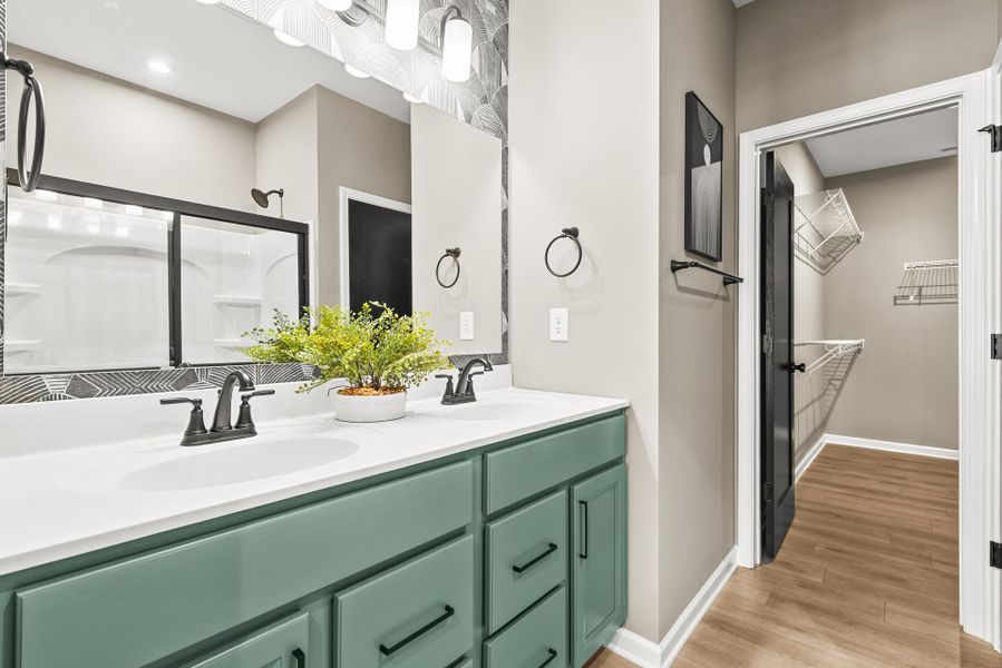 Furnished interior view inside a new home in Villas at Gold Creek, Dawsonville (Image 11).