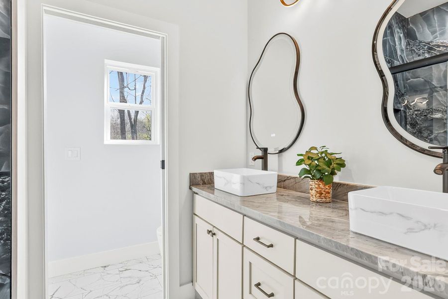 Furnished interior view inside a new home in , Hendersonville (Image 12).