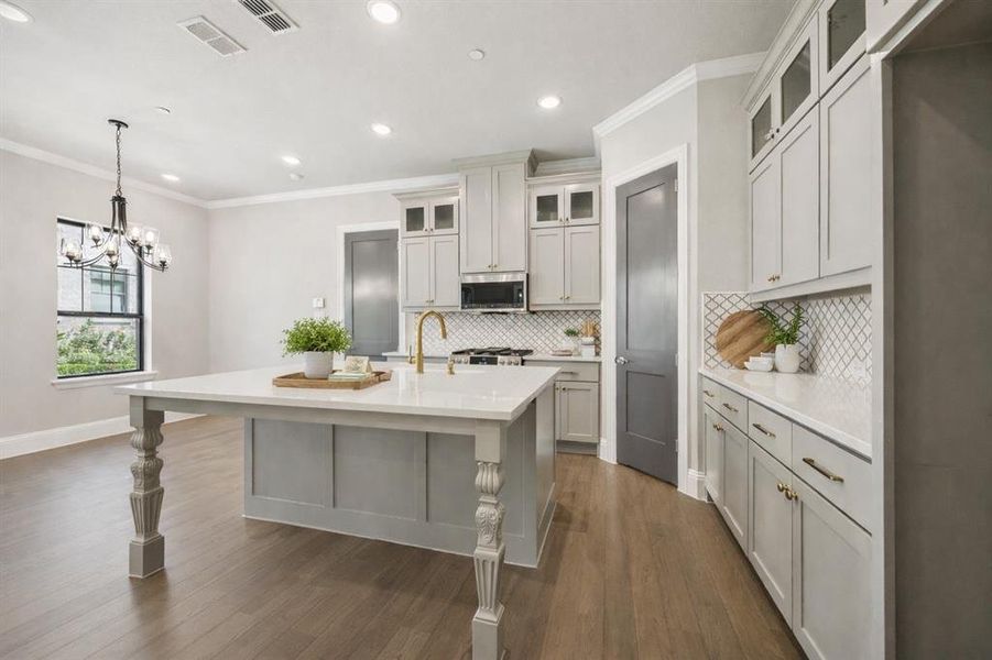 Furnished interior view inside a new home in Parkland, Fort Worth (Image 16).