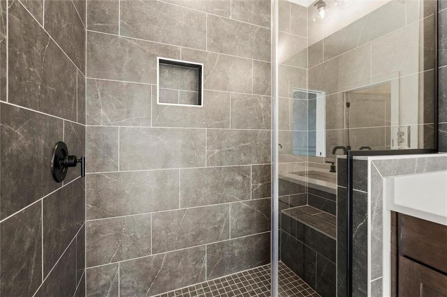 Close-up of interior finishes inside a home in , Alpharetta (Image 15).