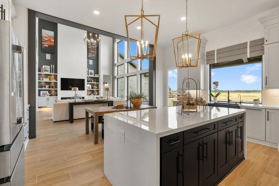 Furnished interior view inside a new home in , Todd Mission (Image 12).
