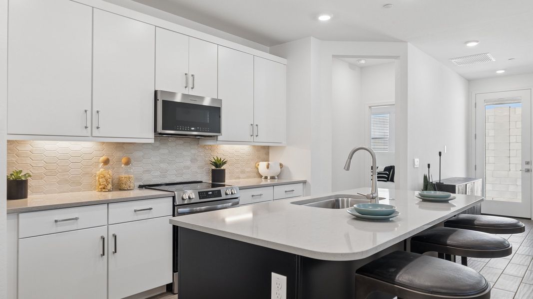 Furnished interior view inside a new home in The Buttes at Mystic, Peoria (Image 8).