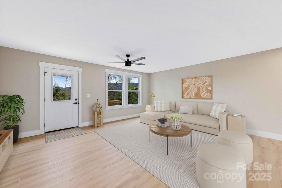 Furnished interior view inside a new home in , Marion (Image 35).