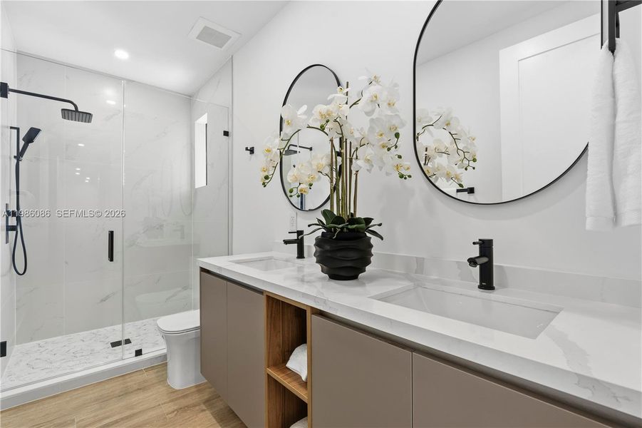 Furnished interior view inside a new home in , Miami (Image 47). Furnished interior view inside a new home in , Miami (Image 47).