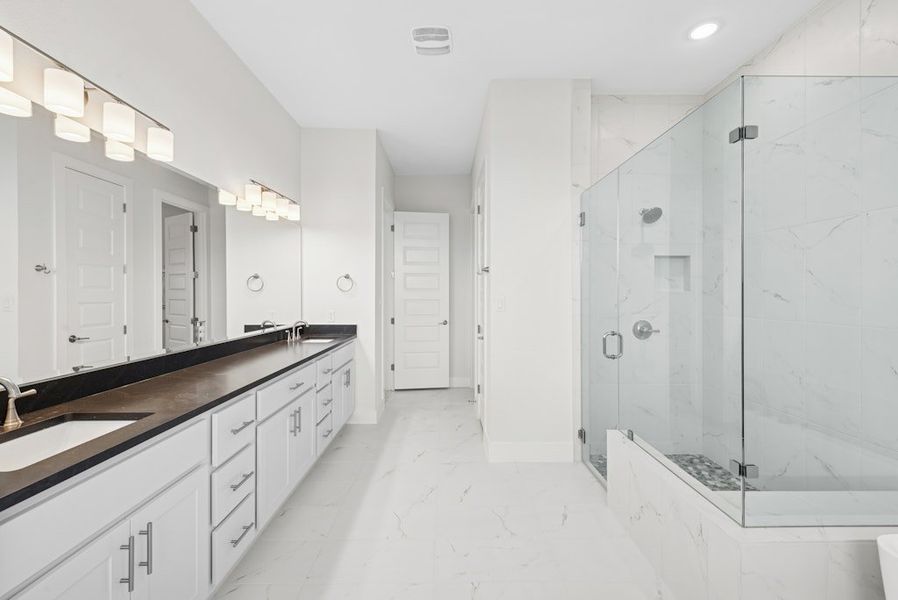 Furnished interior view inside a new home in Riverstone, Georgetown (Image 10).