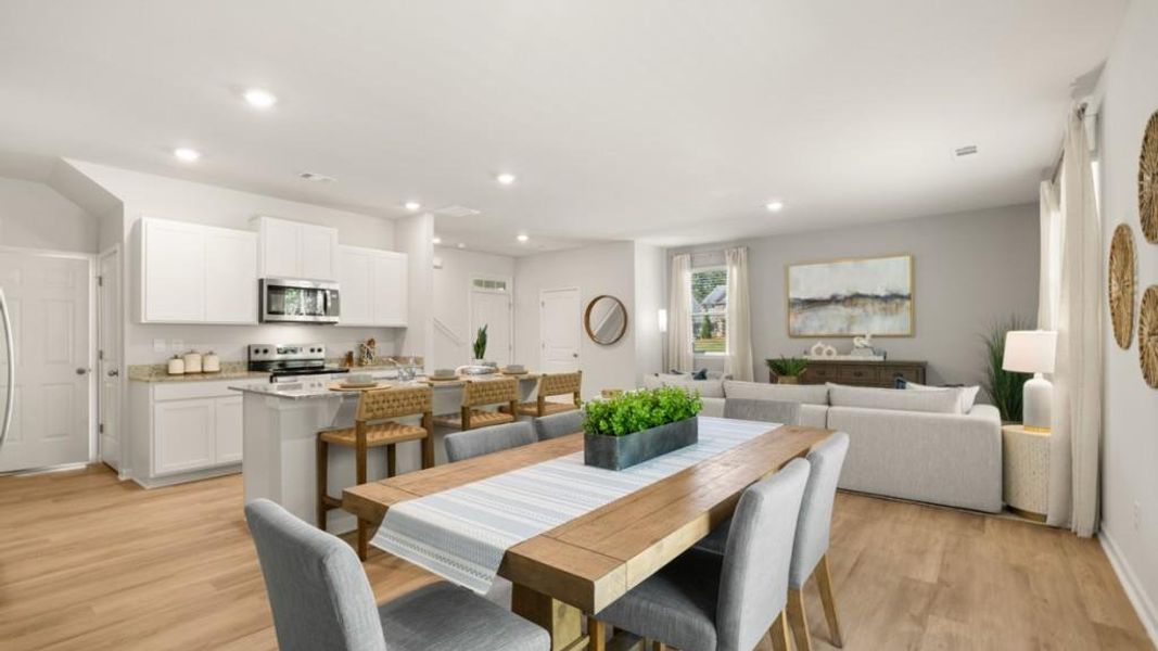 Furnished interior view inside a new home in Pointe Park, Union City (Image 39).