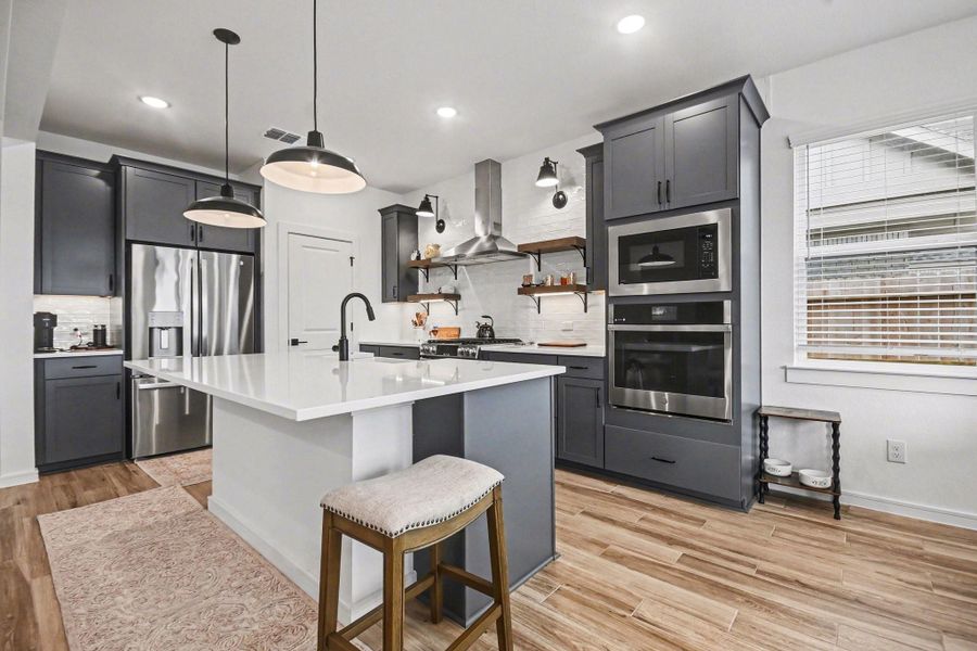 Furnished interior view inside a new home in Centennial Oaks, Santa Fe (Image 14).