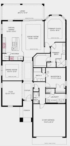Structural options added Include: Gourmet kitchen and tray ceiling package. Structural options added Include: Gourmet kitchen and tray ceiling package.