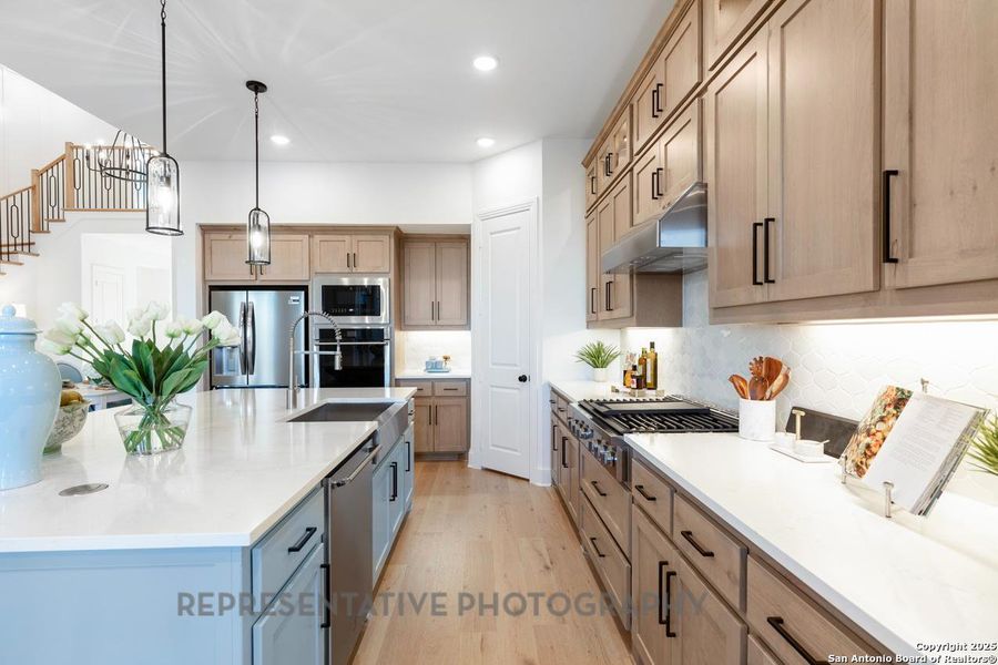 Furnished interior view inside a new home in Mont Blanc, Schertz (Image 19).