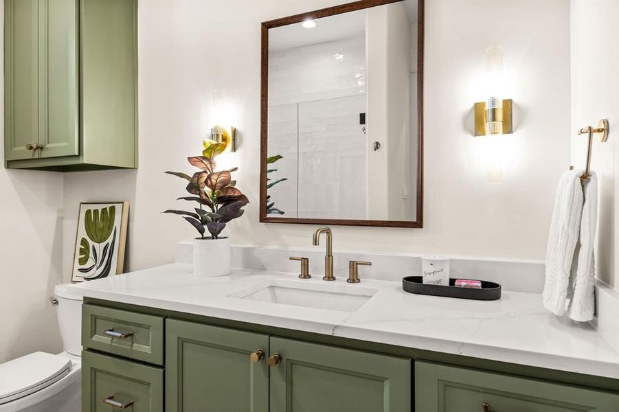 Furnished interior view inside a new home in , Weatherford (Image 33).