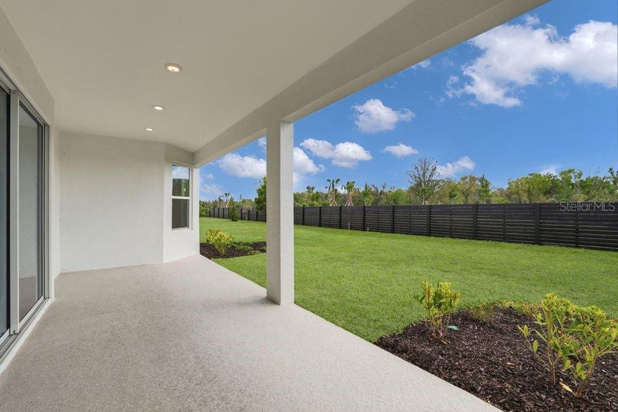 Exterior details and patio area of a home in Firethorn, Parrish (Image 4).