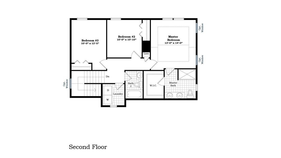 2D floor plan layout for the The Eaton by Norfolk Homes in Preserve at Magnolia Park, Jackson, MI (Image 4). 2D floor plan layout for the The Eaton by Norfolk Homes in Preserve at Magnolia Park, Jackson, MI (Image 4).