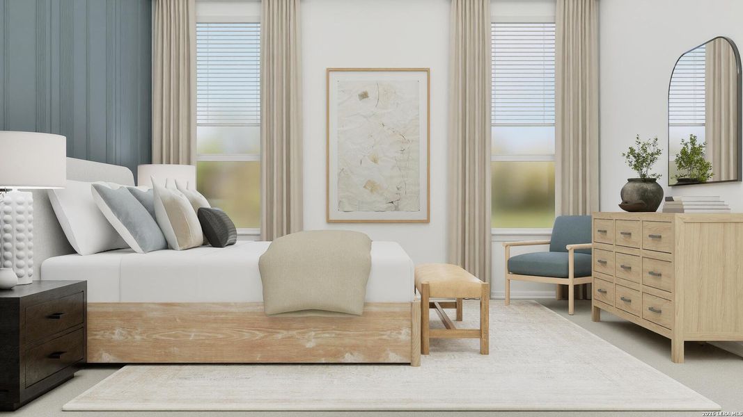 Furnished interior view inside a new home in Gatehouse, New Braunfels (Image 5).