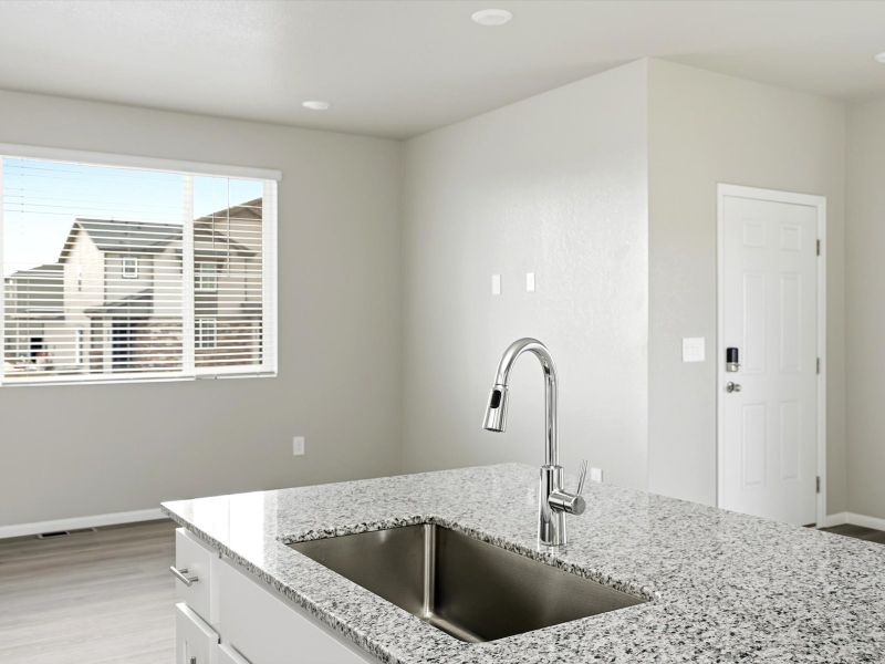 Close-up of interior finishes inside a home in York Station, Thornton (Image 7).