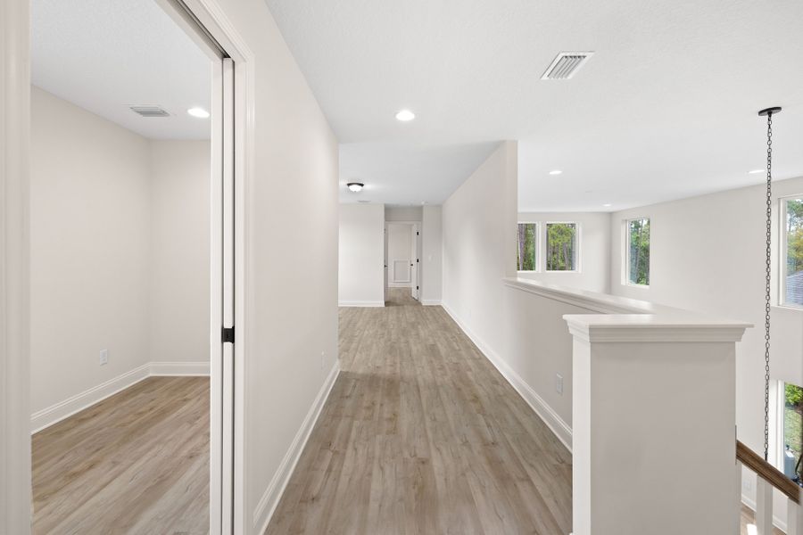 Representative unfurnished interior of a home built from the Palmetto by Riverside Homes in Mariposa at EverRange 40' Series, Jacksonville (Image 109).