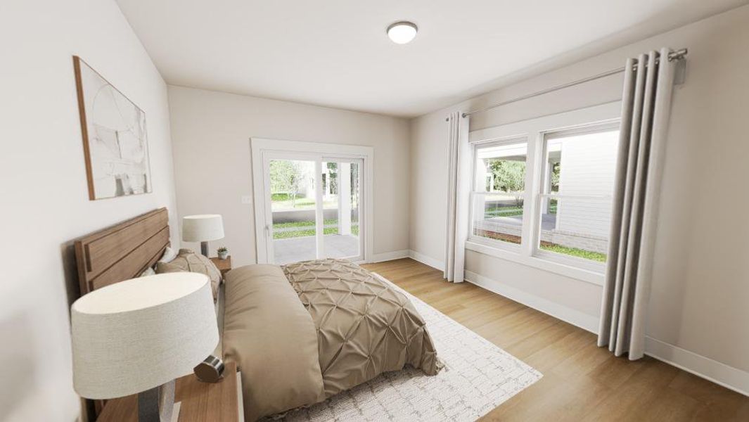 Furnished interior view inside a new home in Allen Park, Raleigh (Image 11).