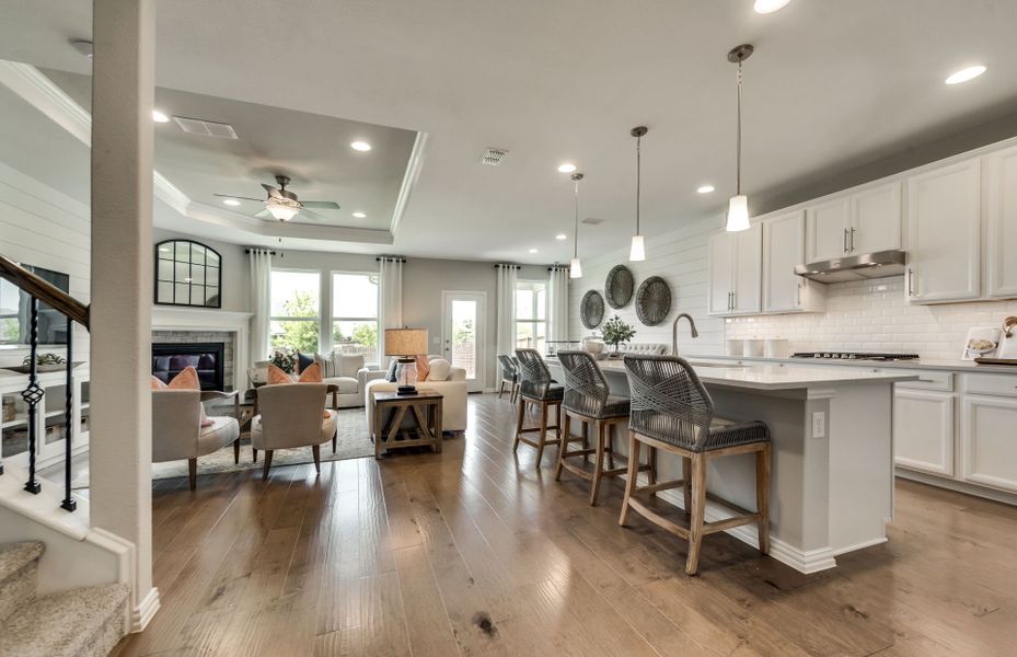 Furnished interior view inside a new home in Kings Way, Denton (Image 11).