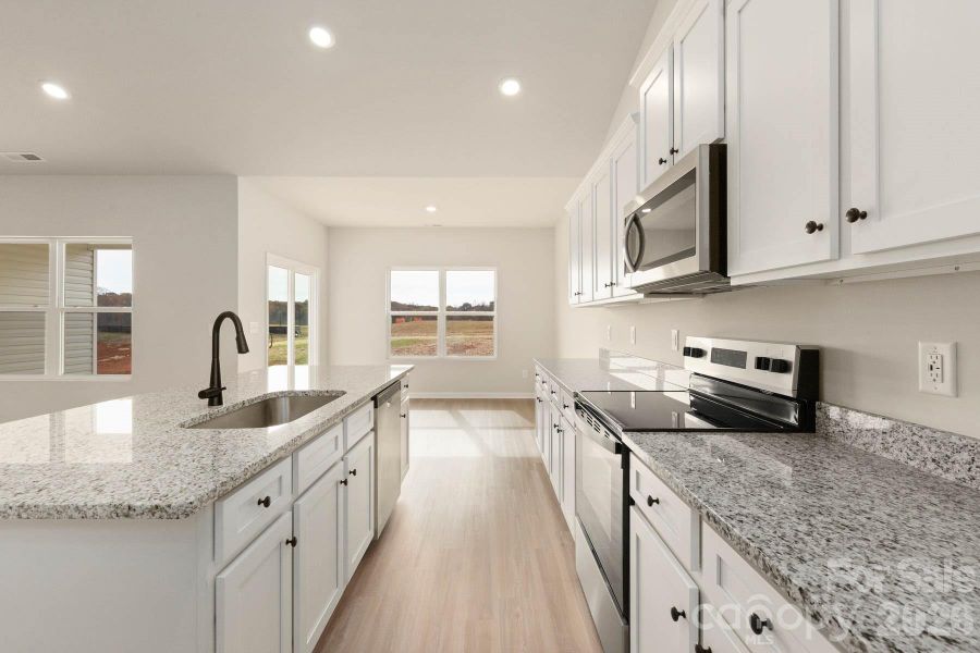 Furnished interior view inside a new home in Colonial Crossing, Troutman (Image 4). Furnished interior view inside a new home in Colonial Crossing, Troutman (Image 4).