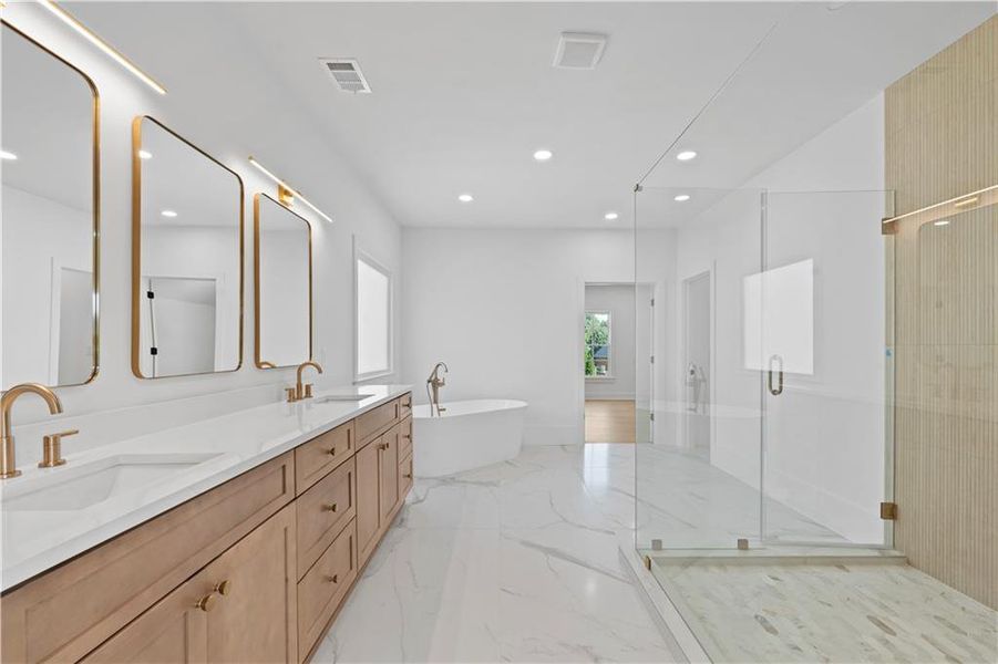 Furnished interior view inside a new home in , Suwanee (Image 12).