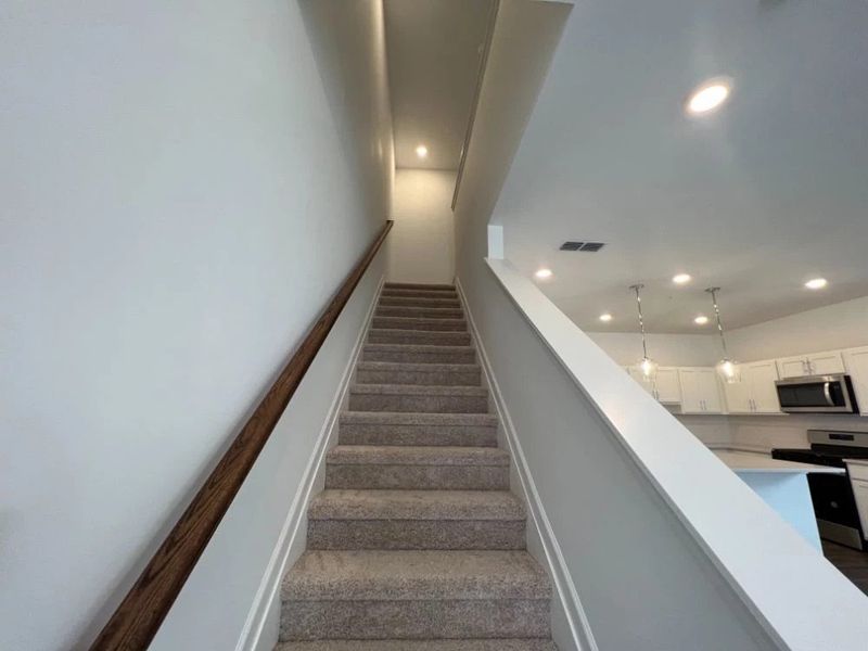 Sample Photo: Stairway to Second Level