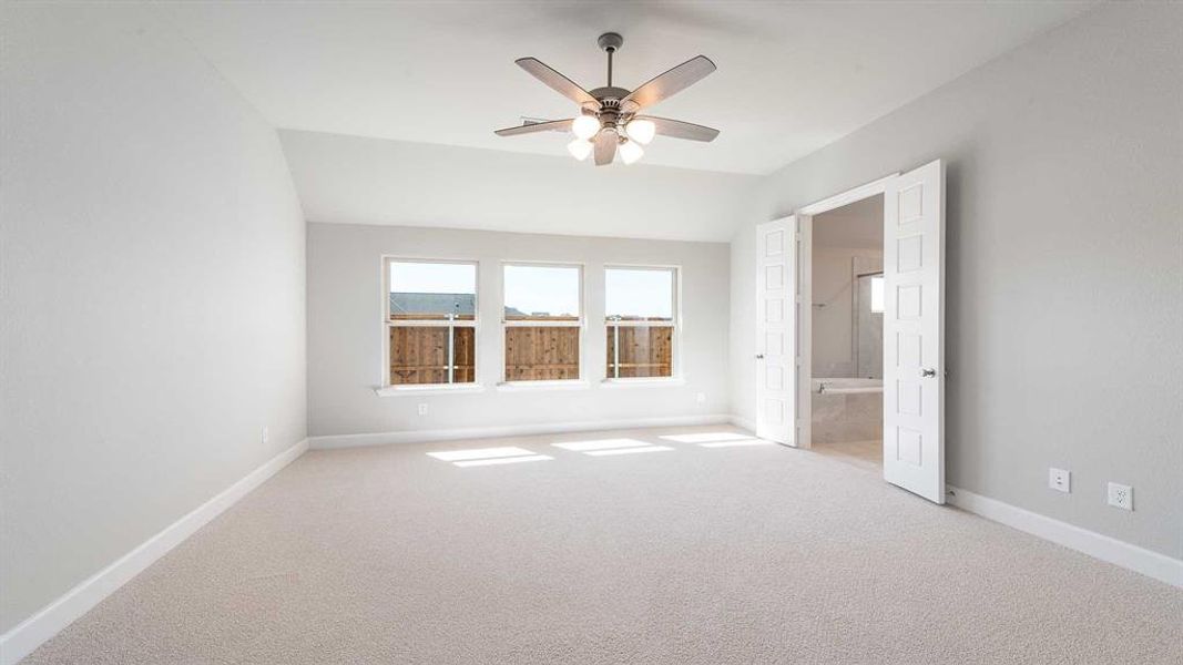 Spacious, unfurnished interior of a new home in The Heights At Uptown Celina 45', Celina (Image 19). Spacious, unfurnished interior of a new home in The Heights At Uptown Celina 45', Celina (Image 19).