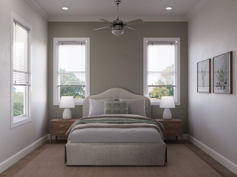 Owner's Bedroom - Interior Rendering Owner's Bedroom - Interior Rendering