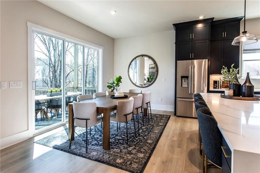 Furnished interior view inside a new home in Estates at Daves Creek, Cumming (Image 8).